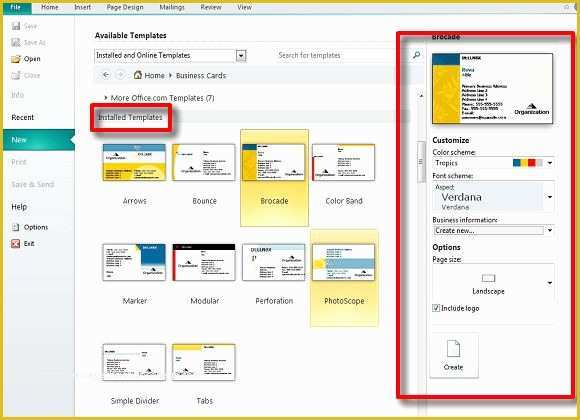 Business Card Template Publisher Free Of Creating Business Cards In Microsoft Publisher