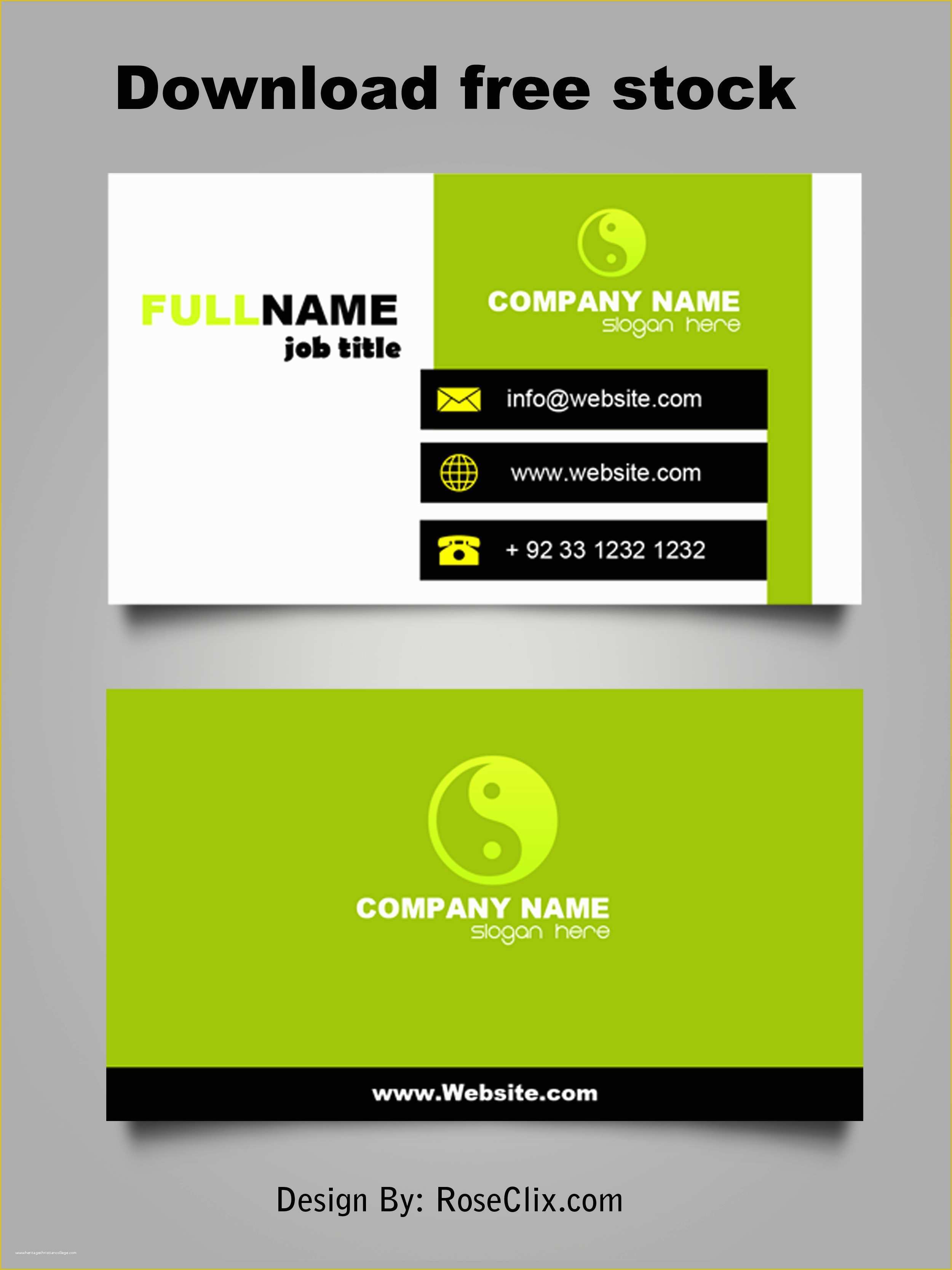 Business Card Website Template Free Of Rc Free Stocks My Namefb Cover Web Design