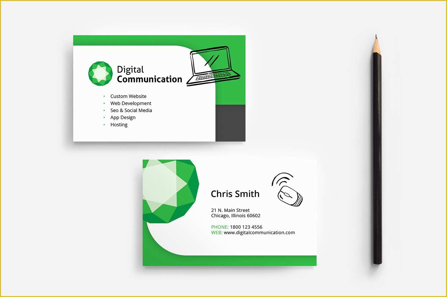 Business Card Website Template Free Of Web Designer Business Card Template In Psd Ai & Vector