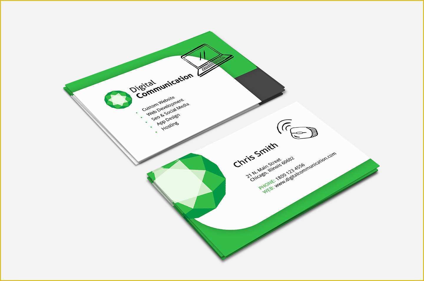 Business Card Website Template Free Of Web Designer Business Card Template In Psd Ai &amp; Vector