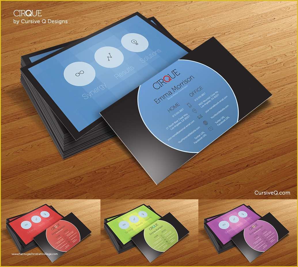 Business Cards with Photo Templates Free Of 50 Best Free Psd Business Card Templates Download