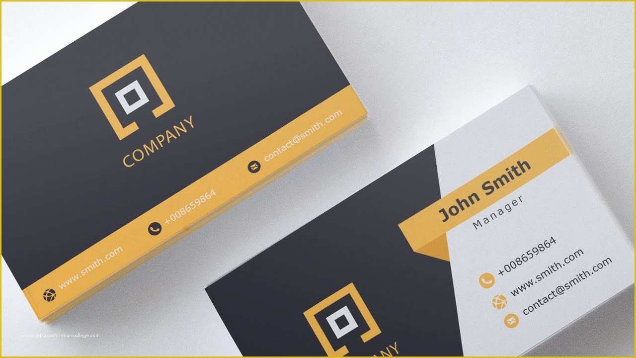 Business Cards with Photo Templates Free Of Business Card Template Free Download 1