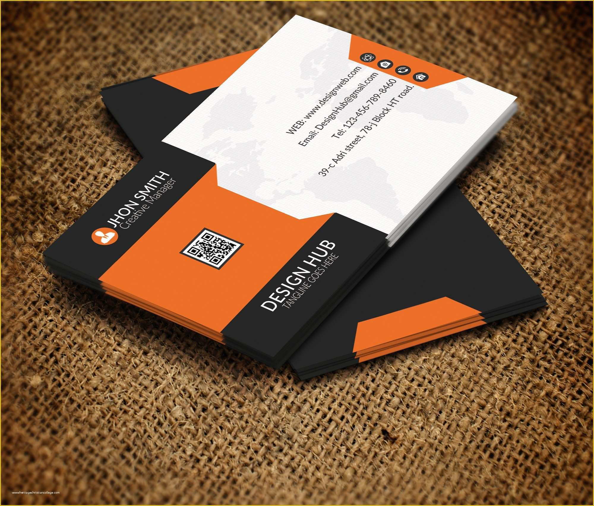 Business Cards with Photo Templates Free Of Creative Business Card Template Business Card Templates