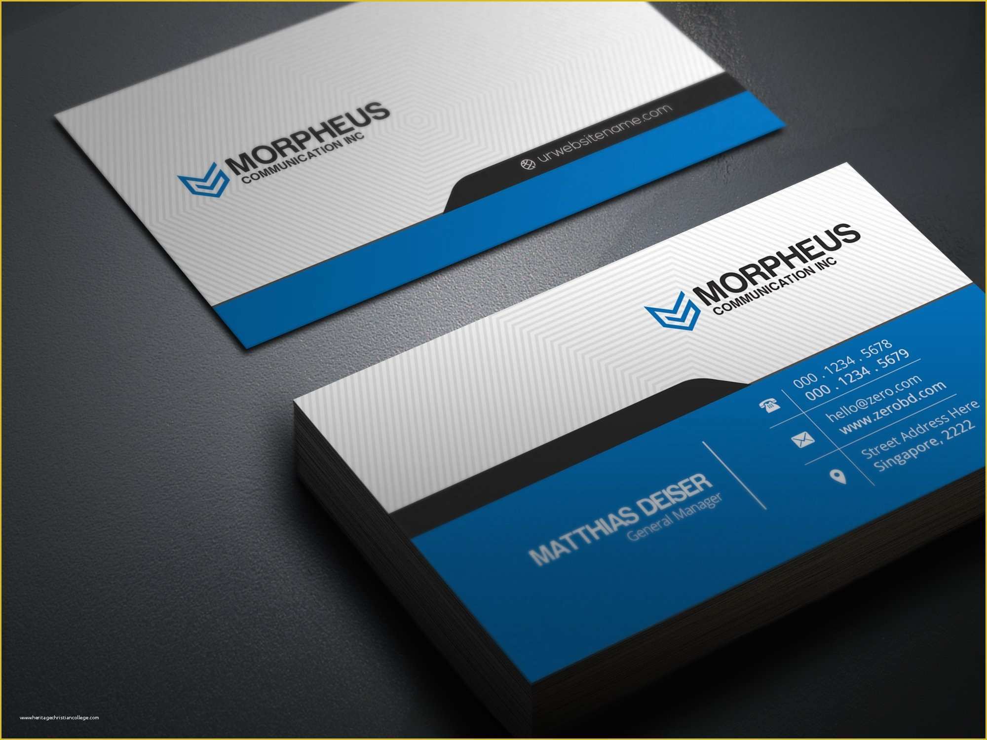 Business Cards with Photo Templates Free Of Morpheus Business Card Business Card Templates