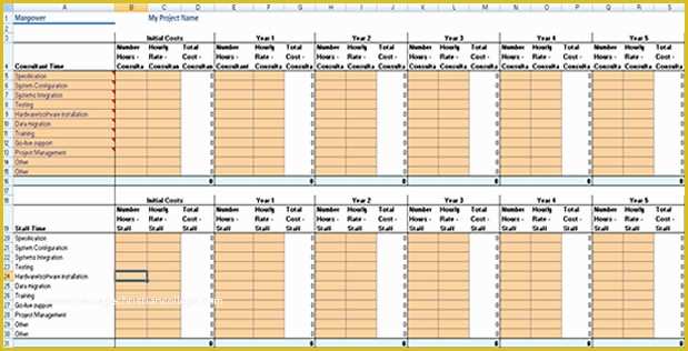 Business Case Study Template Free Of Excel Template