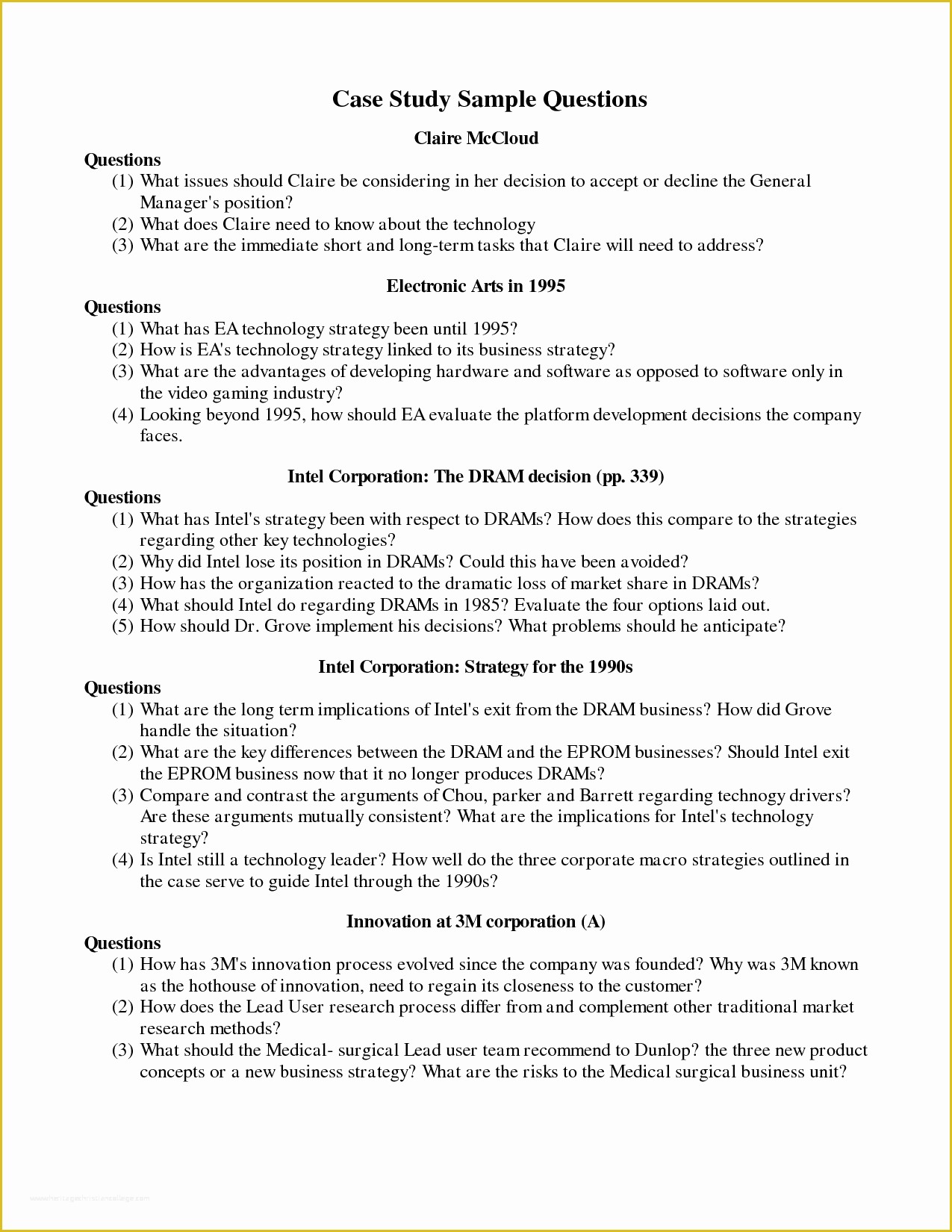 Business Case Study Template Free Of Sample Apa Case Study Paper How To 