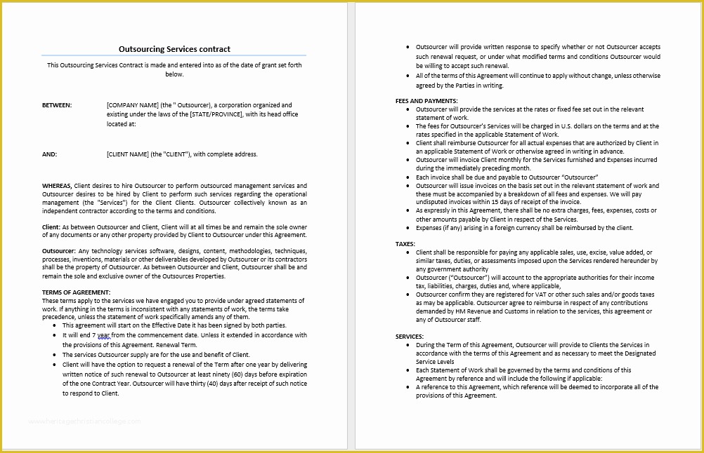 Business Contract Template Free Of Contract Templates Archives Microsoft Word Templates