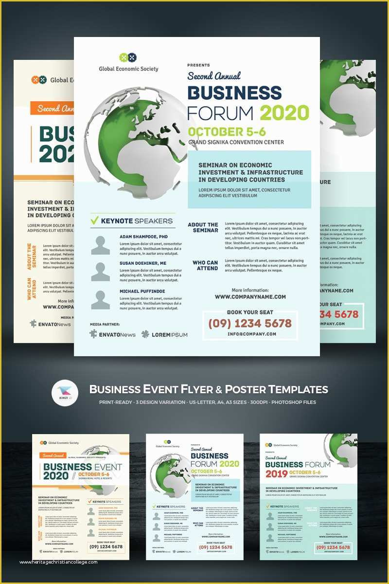 Business event Flyer Templates Free Of Business event Flyer & Poster Psd Template