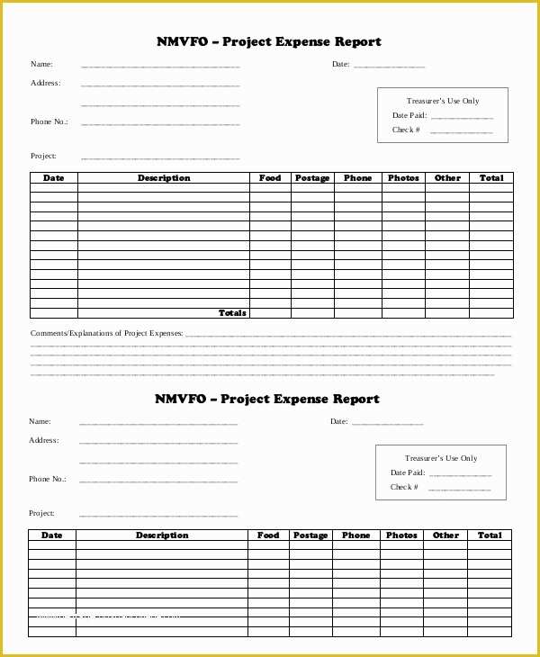 Business Expense Report Template Free Of Expense Report Template 17 Free Sample Example format