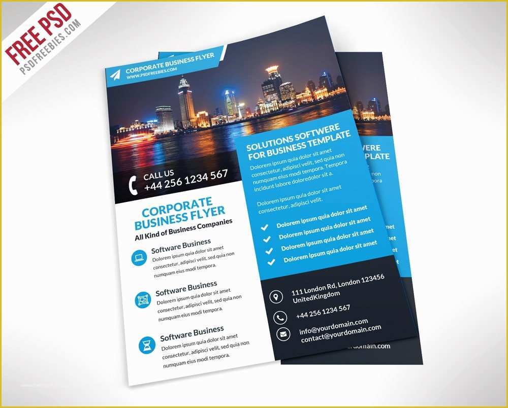 Business Flyer Templates Free Printable Of Free Flyer Templates Psd From 2016 Css Author