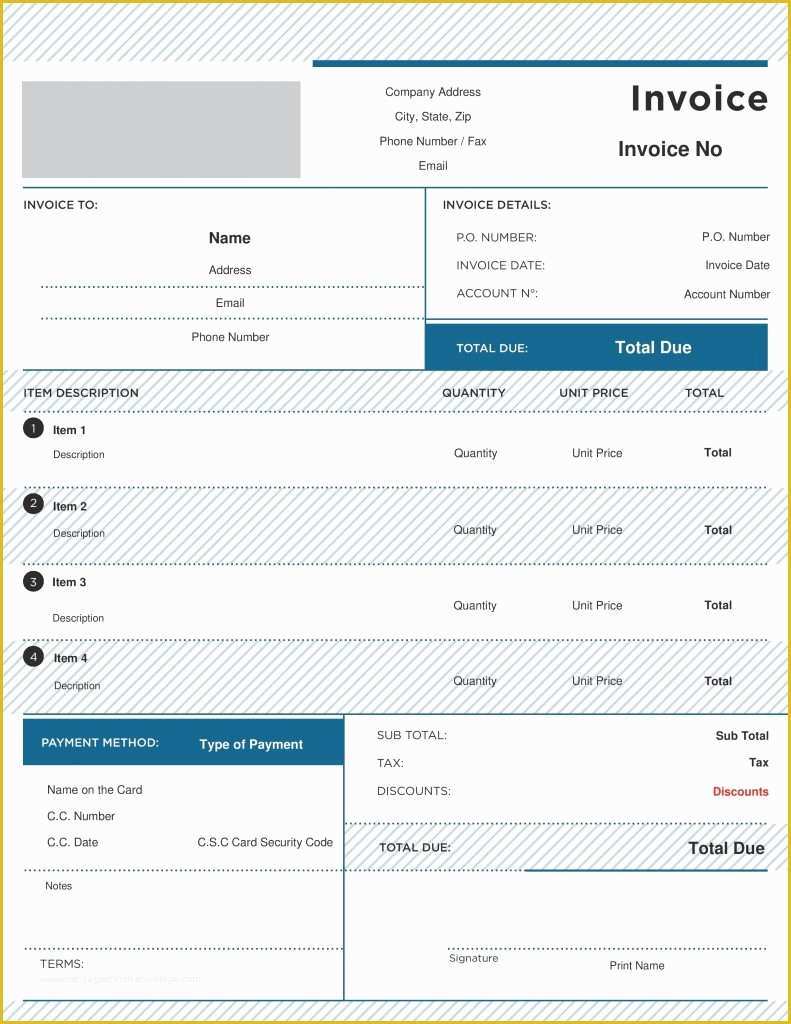 Business Invoice Template Free Of 25 Free Invoice Template Professional and Simple Documents