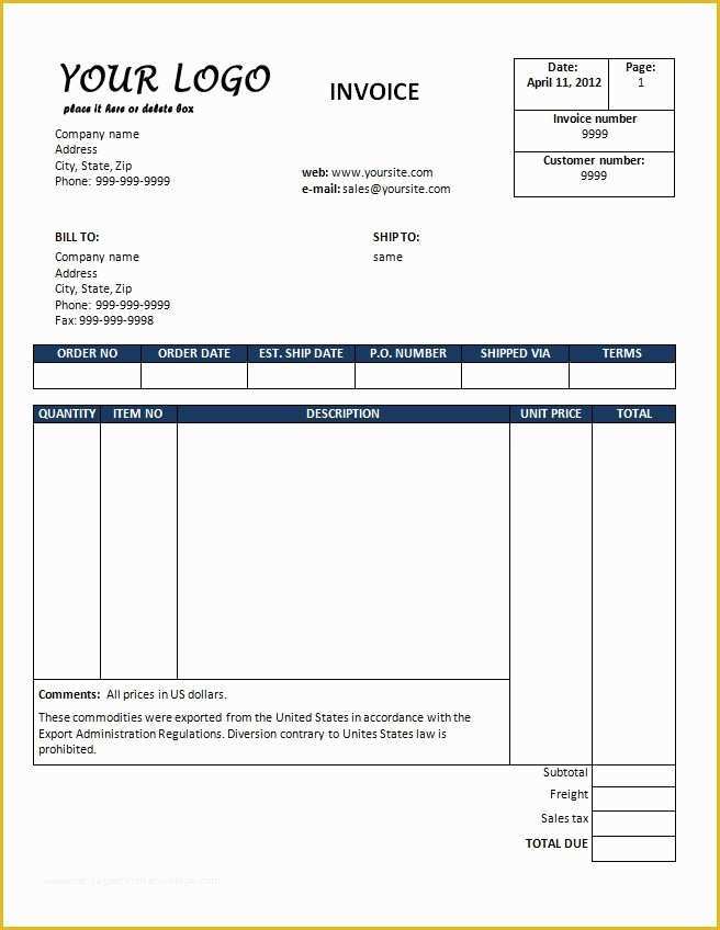 Business Invoice Template Free Of Dj Invoices Templates