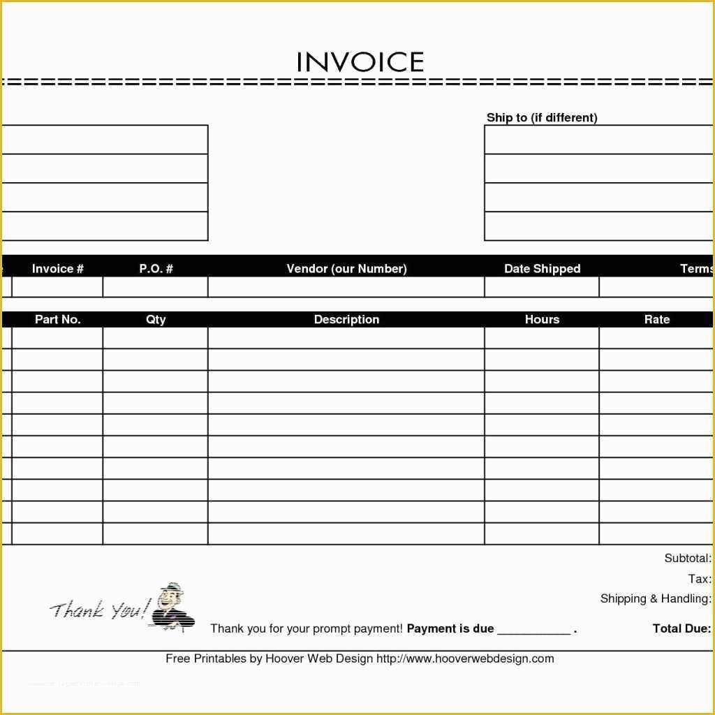 Business Invoice Template Free Of Free Hvac Invoice Template Stalinsektionen Docs