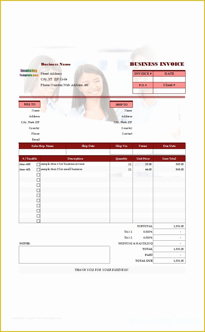 Business Invoice Template Free Of Free Invoice Templates for Excel
