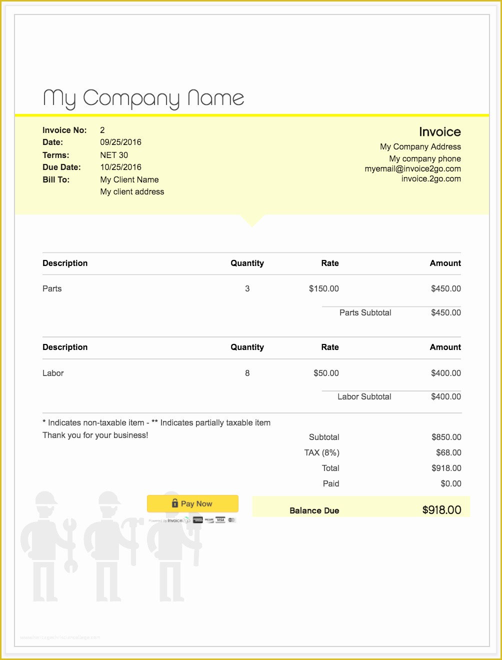 Business Invoice Template Free Of How to Create A Professional Invoice Sample Invoice