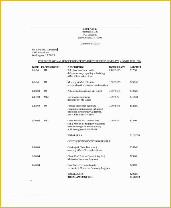 Business Invoice Template Free Of Invoice format for Professional Services Rusinfobiz