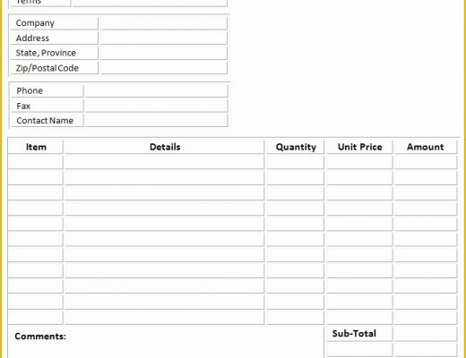 Business Invoice Template Free Of Invoice Templates Printable Free
