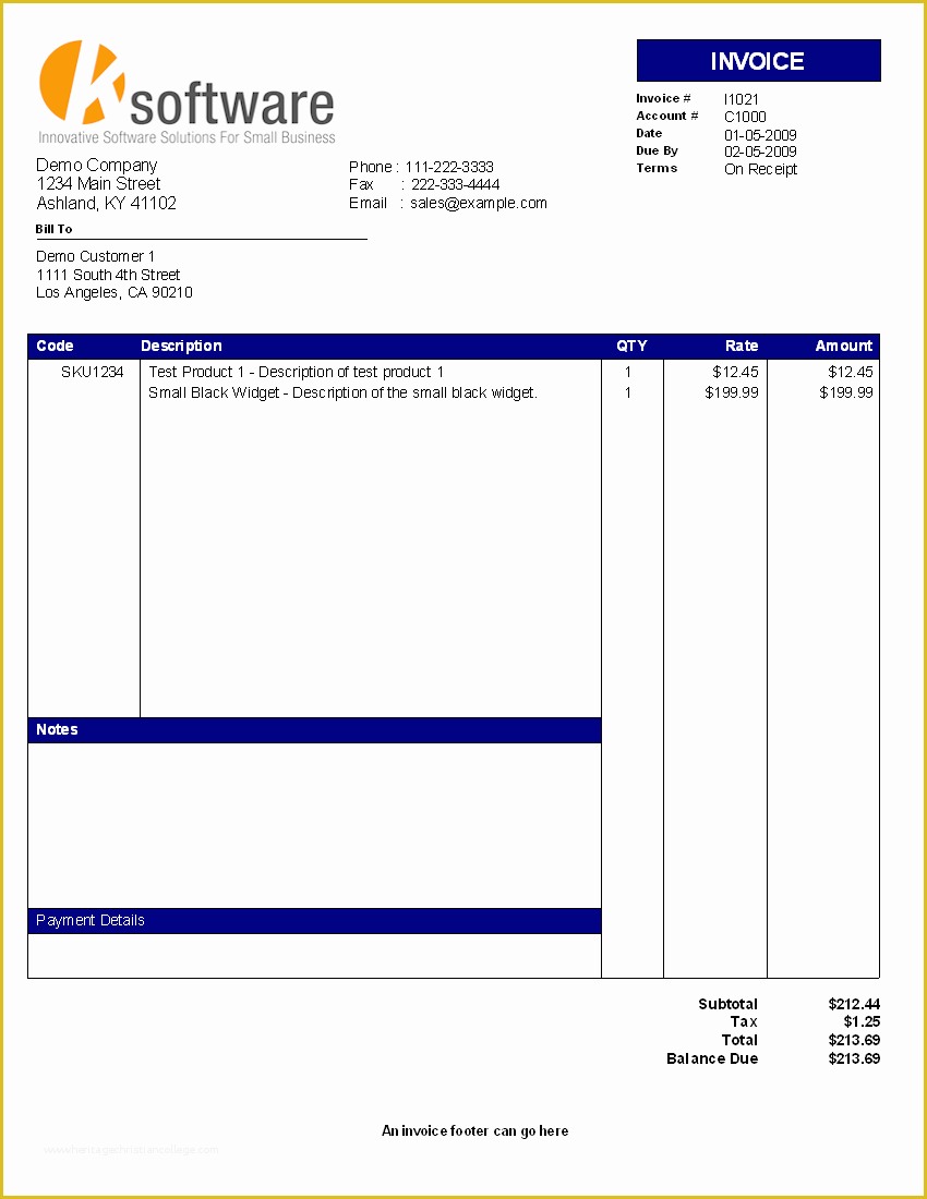 Business Invoice Template Free Of Professional Invoice Template