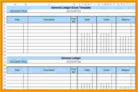 Business Ledger Template Excel Free Of 5 Business Ledger Template Excel