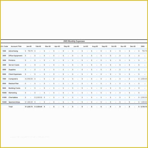 Business Ledger Template Excel Free Of Free General Ledger Templates for Microsoft Excel