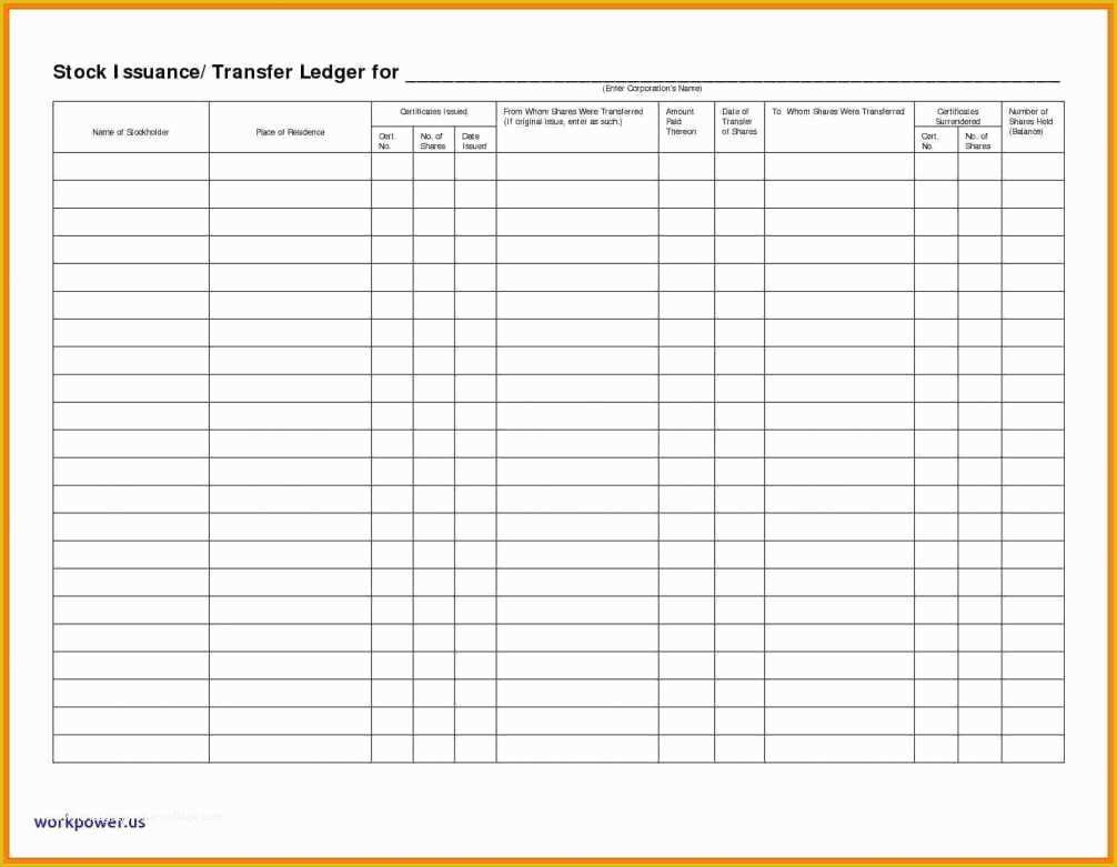 Business Ledger Template Excel Free Of Ledger Balance Sheet Free Download