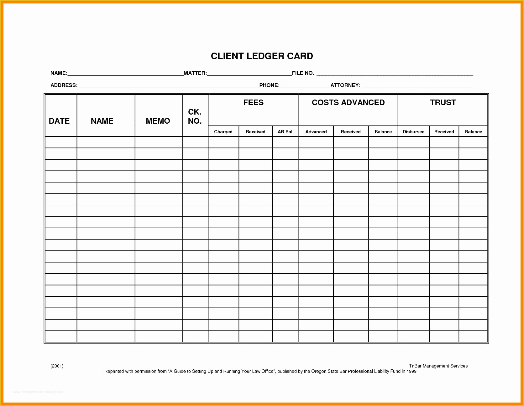 Business Ledger Template Free Of 8 Trust Account Ledger Template