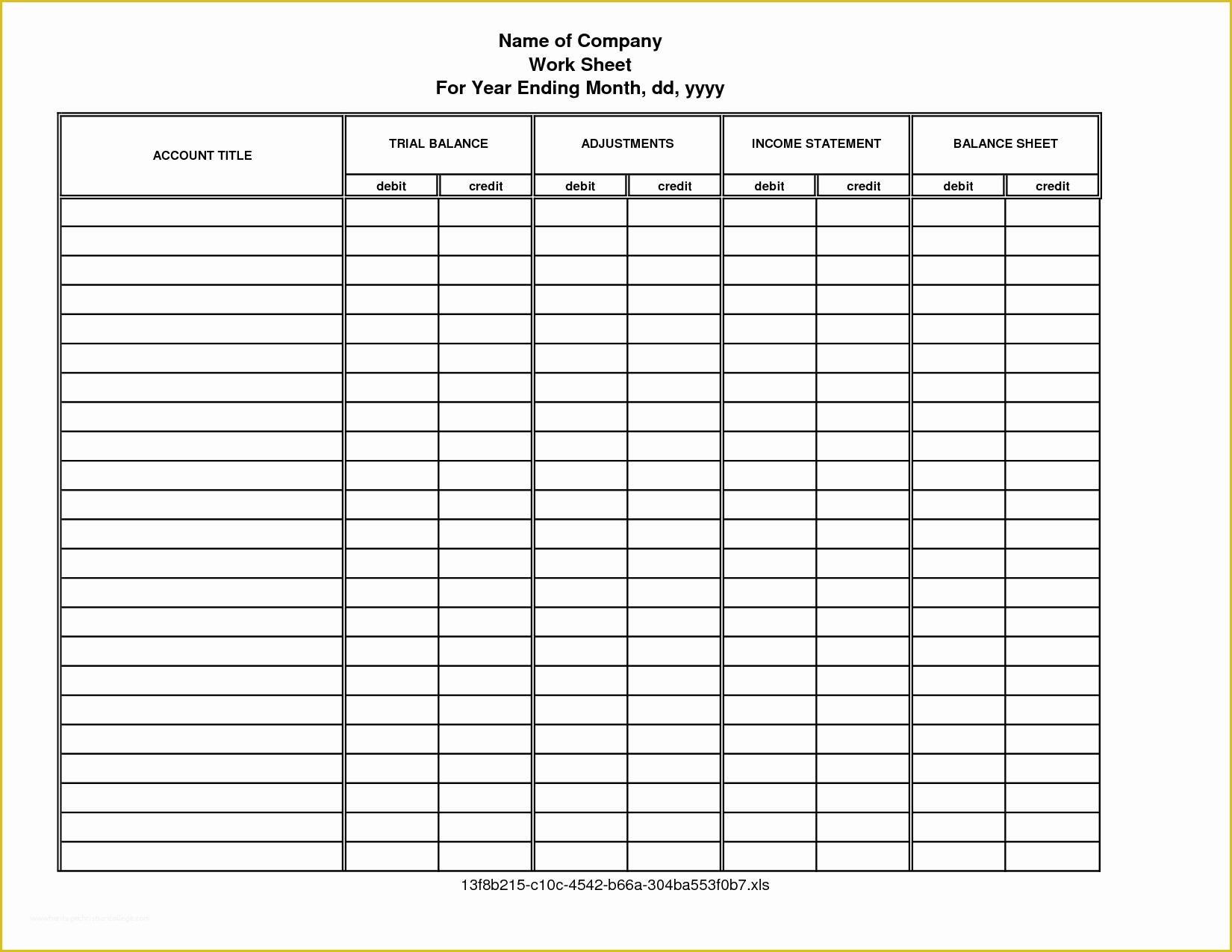 Business Ledger Template Free Of Free Printable Accounting Ledger Sheets