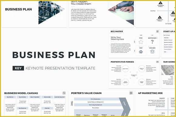 Business Marketing Plan Template Free Of Business Plan Keynote Template Presentation Templates