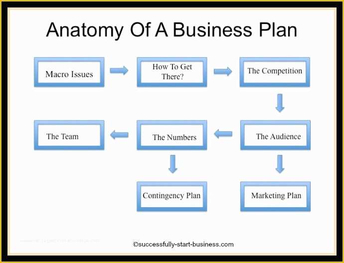 Business Marketing Plan Template Free Of the Anatomy Of A Business Plan On Cessfully