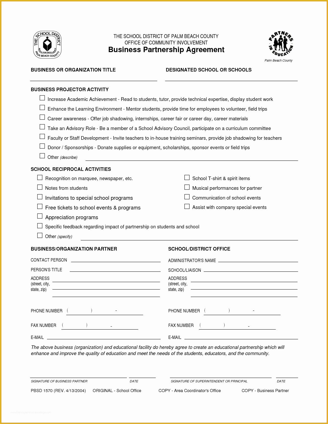 Business Partnership Agreement Template Free Of Agreement Templates Portablegasgrillweber