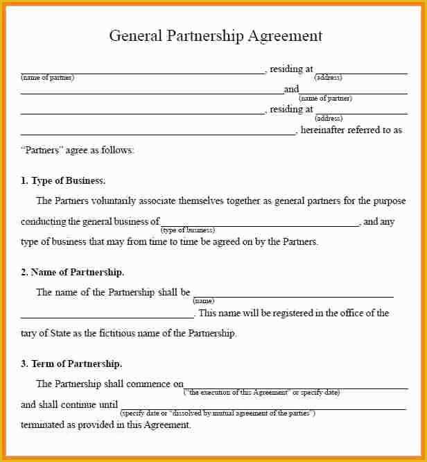 Business Partnership Agreement Template Free Of Business Partnership Agreement Template Free Download 2016