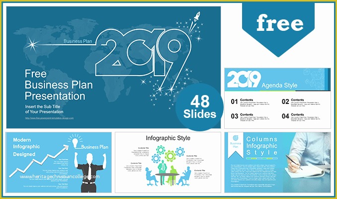 Business Plan Powerpoint Template Free Of 2019 Business Plan Powerpoint Templates for Free