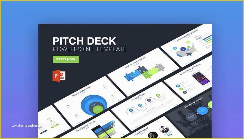 Business Plan Powerpoint Template Free Of 25 Best Pitch Deck Templates for Business Plan Powerpoint