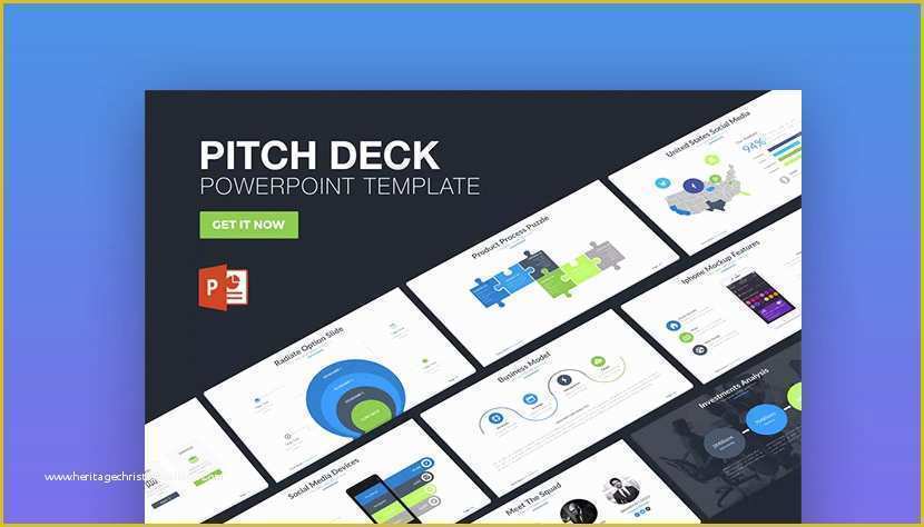 Business Plan Ppt Template Free Of 25 Best Pitch Deck Templates for Business Plan Powerpoint