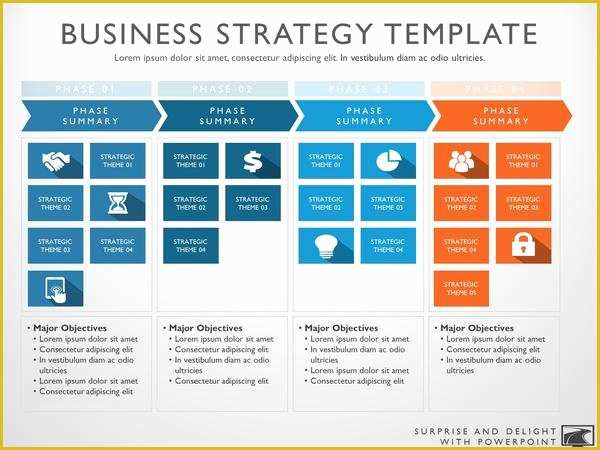 Business Plan Ppt Template Free Of Business Strategy Template