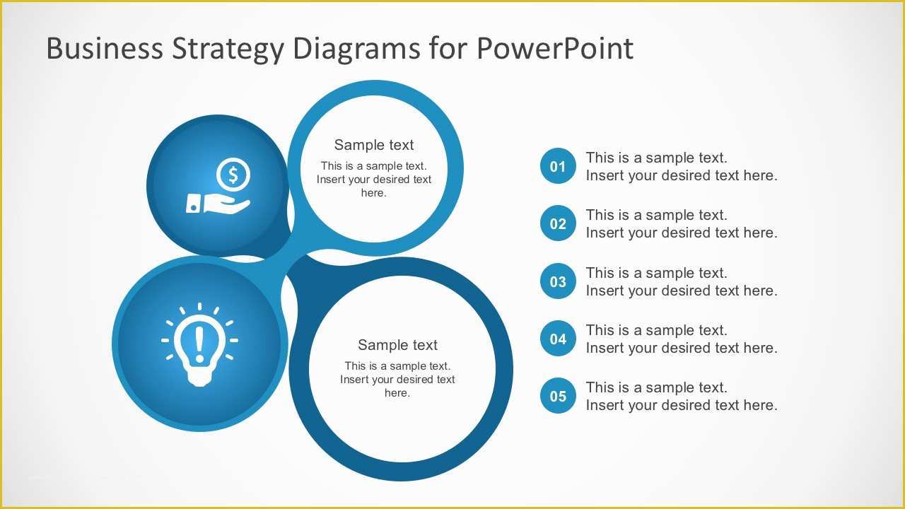 Business Plan Ppt Template Free Of Free Business Strategy Diagram Powerpoint Slidemodel