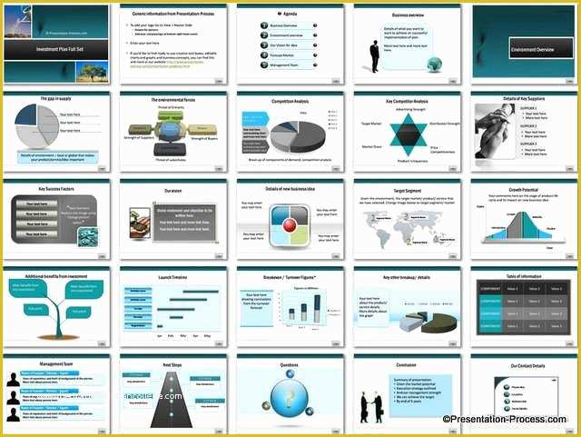 Business Plan Ppt Template Free Of Investment Plan Powerpoint Template