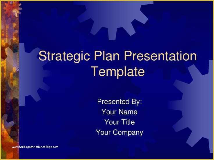 Business Plan Ppt Template Free Of Strategic Plan Powerpoint Templates Business Plan