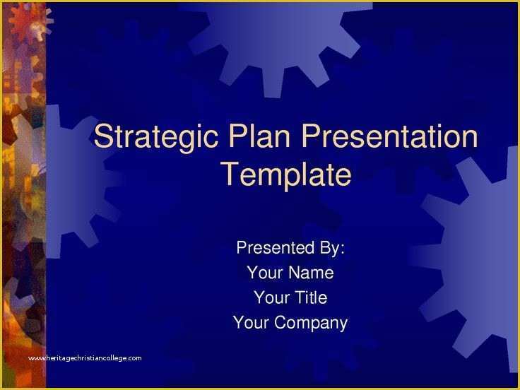 Business Plan Ppt Template Free Of Strategic Plan Powerpoint Templates Business Plan
