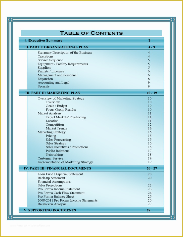 Business Plan Template Free Download Of Blank Restaurant Business Plan Template Free Download