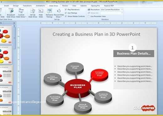 Business Plan Template Free Download Of Business Plan Powerpoint Template Free 10 Cool