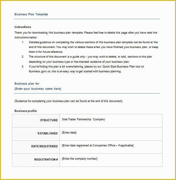 Business Plan Template Free Download Of Business Plan Template – 97 Free Word Excel Pdf Psd