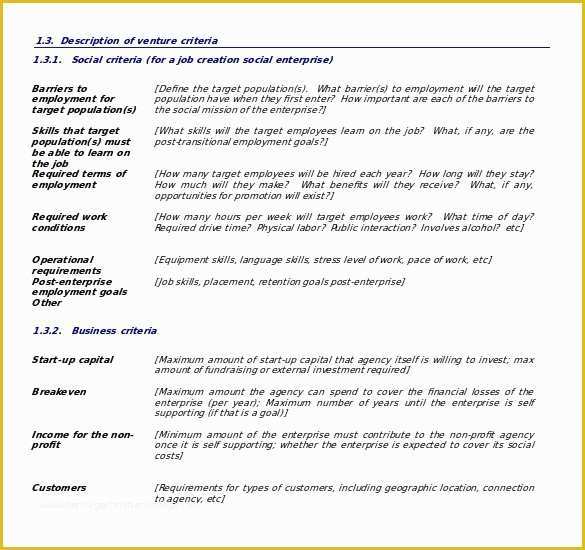 Business Plan Template Free Download Of Business Plan Templates 43 Examples In Word