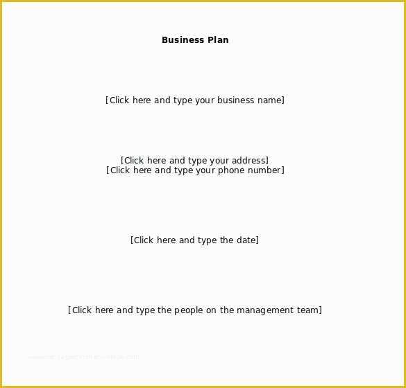 Business Plan Template Free Download Of Business Plan Templates 43 Examples In Word