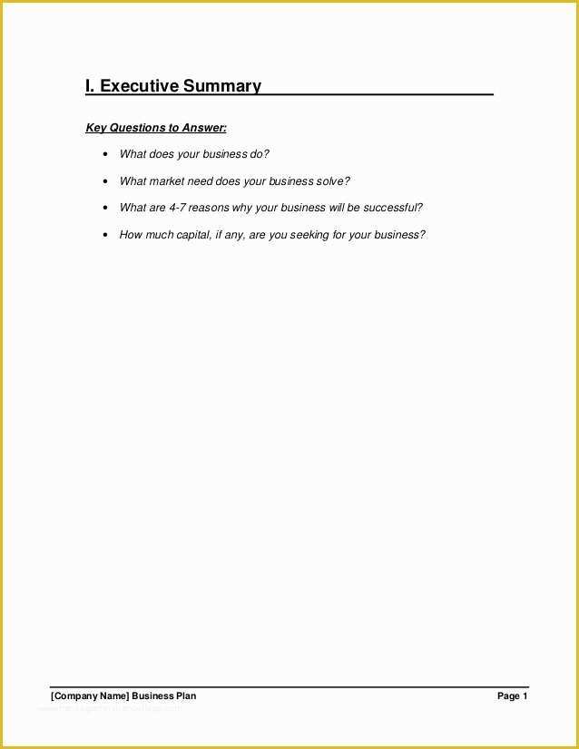 Business Plan Template Free Download Of Growthink Business Plan Template Free Download