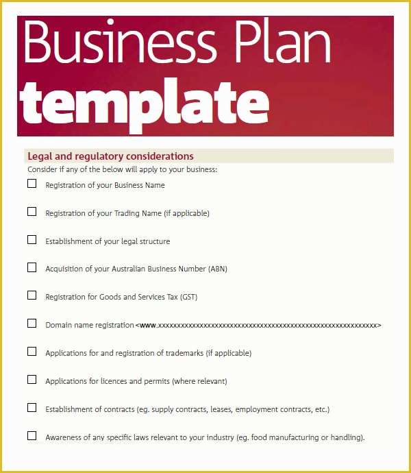 Business Plan Template Free Of Business Plan Template 32 Download Free Documents In