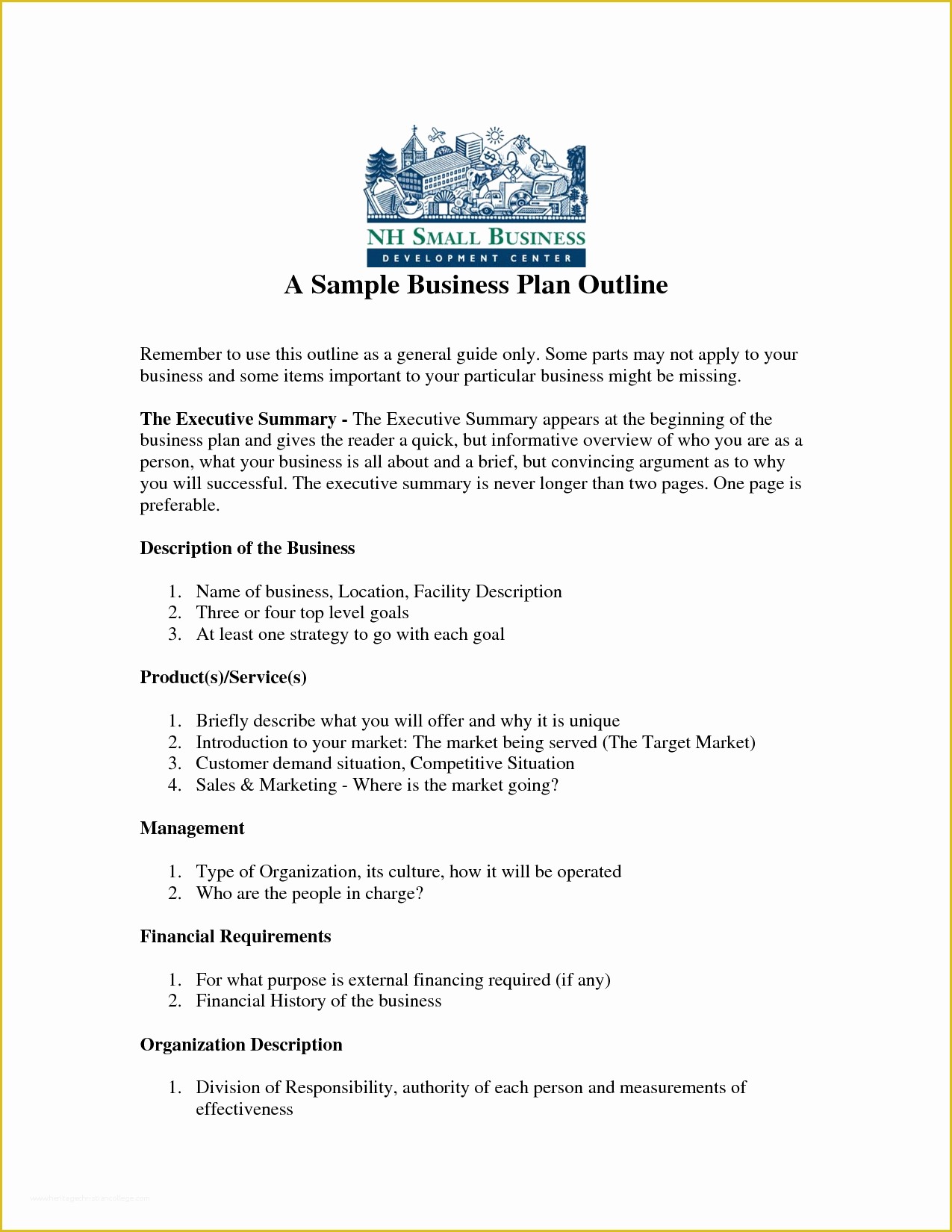 Business Plan Template Free Of Free Printable Business Plan Sample form Generic