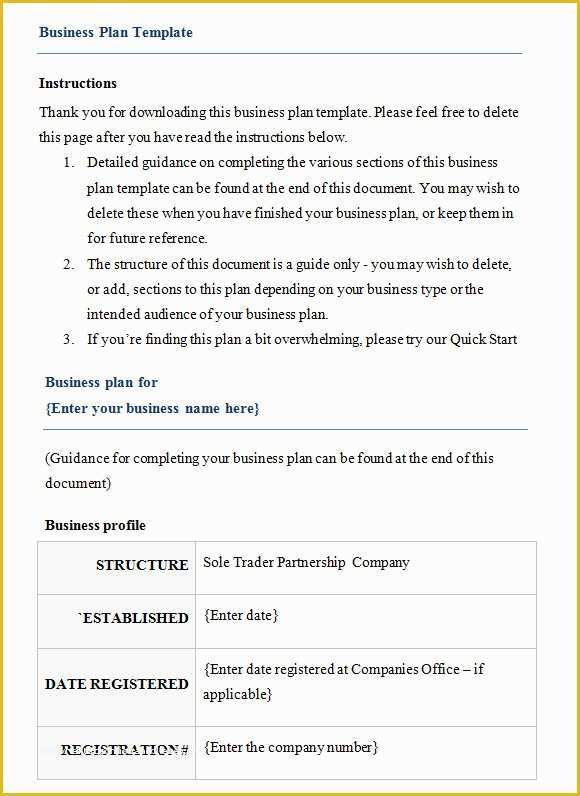 Business Plan Template Pdf Free Download Of 11 Business Plan Templates – Free Samples Examples