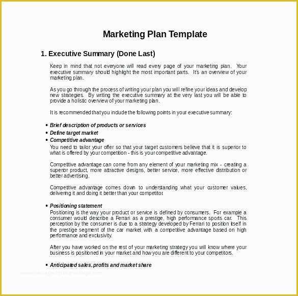 Business Plan Template Pdf Free Download Of Smaple Business Plan – Blogopoly