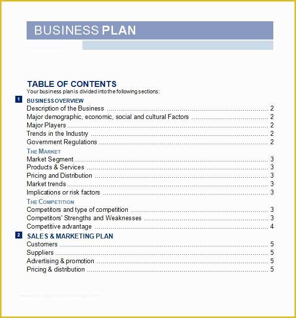 Business Proposal Template Doc Free Download Of Business Plan Template 32 Download Free Documents In